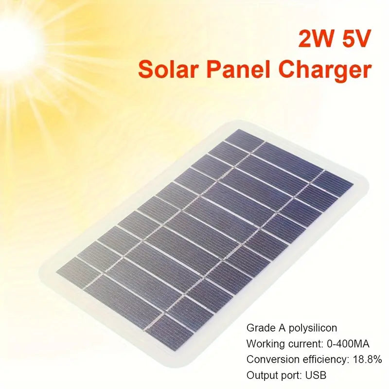 Portable Solar Charger – Safe USB Power