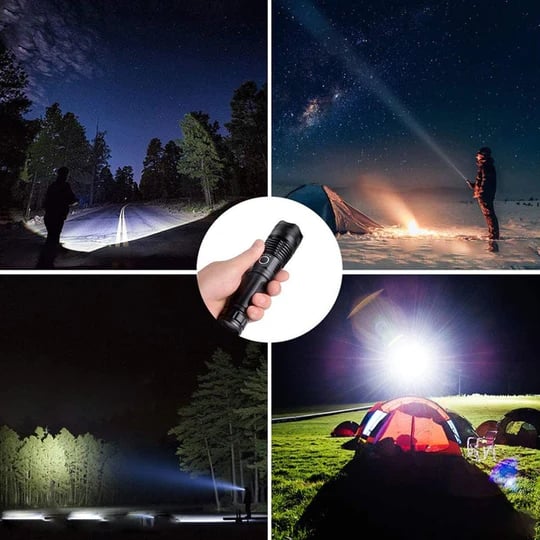 Tactical Flashlight – Super Bright & Rechargeable