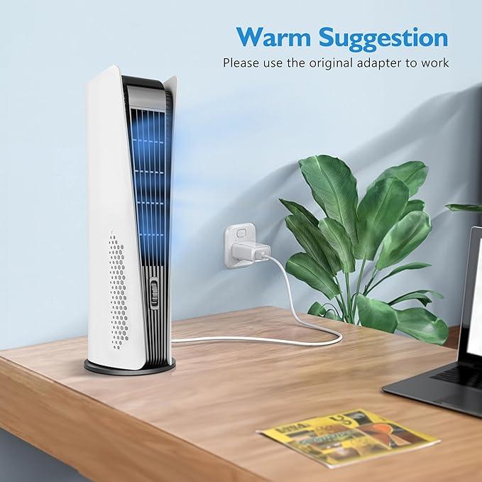 TF01, flügelloser Turmventilator, 10000 mAh Batteriebetrieben