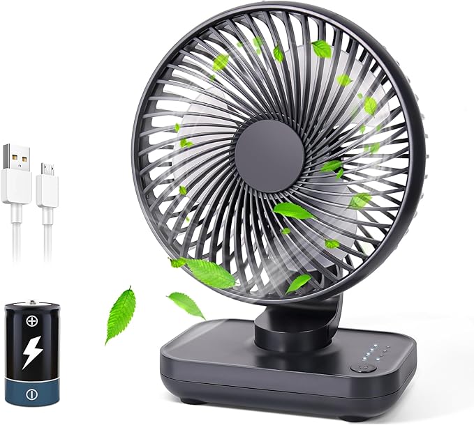 Compact Air Circulator – Quiet Table Fan for All Seasons