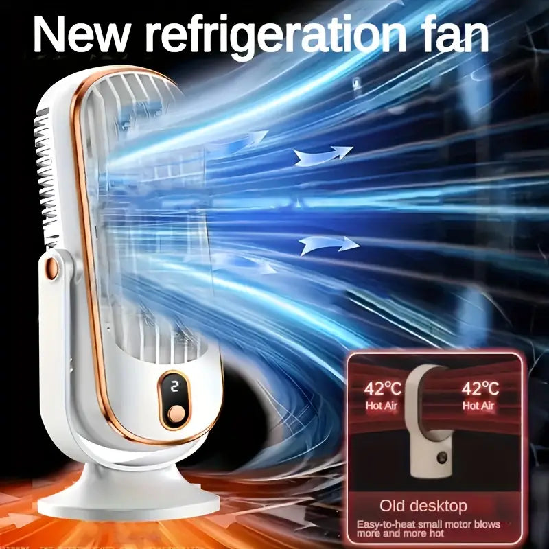Desktop Fan – Dual Motor & Long Battery Life