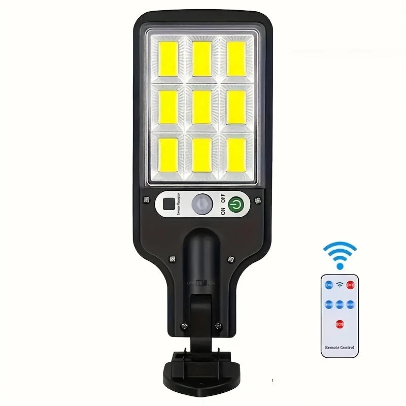 Solar Street Lamp with Motion Sensor & Remote – Outdoor Yard Security Light | CONBOLA