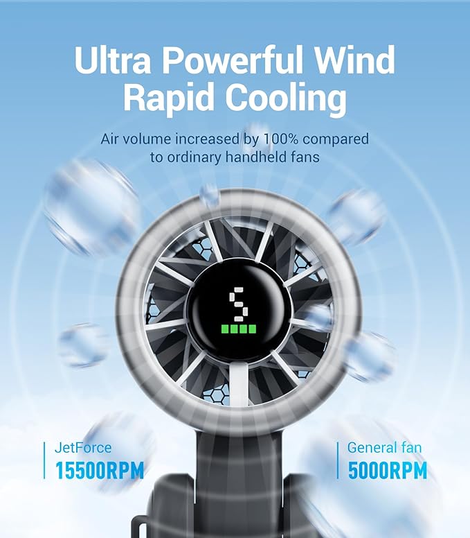 ☀️Summer Ourdoor essential - Portable Handheld Turbo Fan