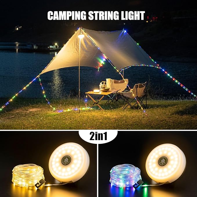 4-in-1 Outdoor Camping Lantern – Light, Power, SOS & Portability by CONBOLA