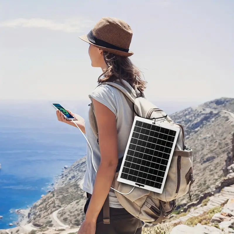 Solar Panel Charger – USB & Portable