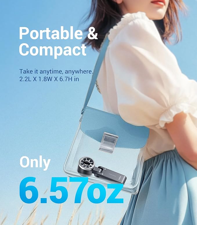 ☀️Summer Ourdoor essential - Portable Handheld Turbo Fan