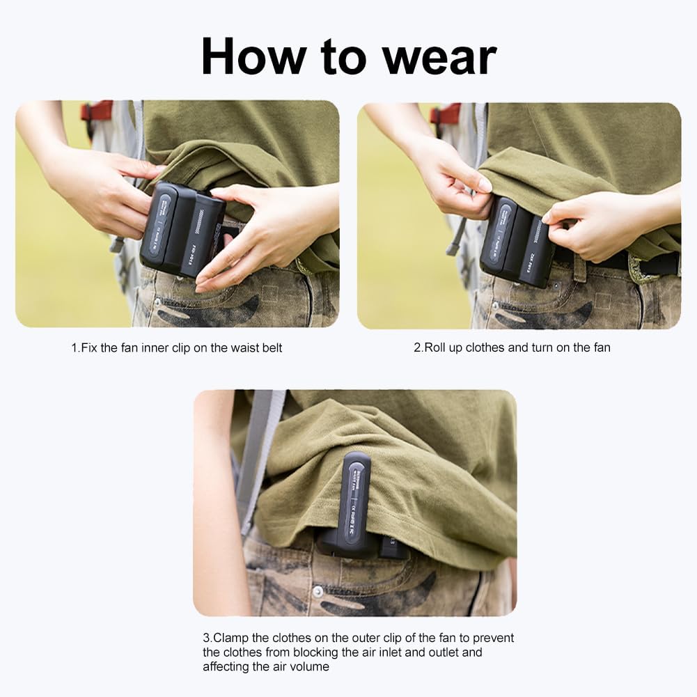 New Waist Fan – Hands-Free Cooling