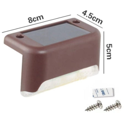 Solar Deck Lights – Warm White for Outdoors