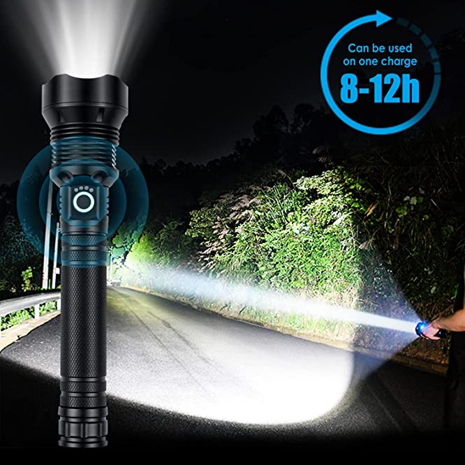 Tactical Flashlight – Super Bright & Rechargeable