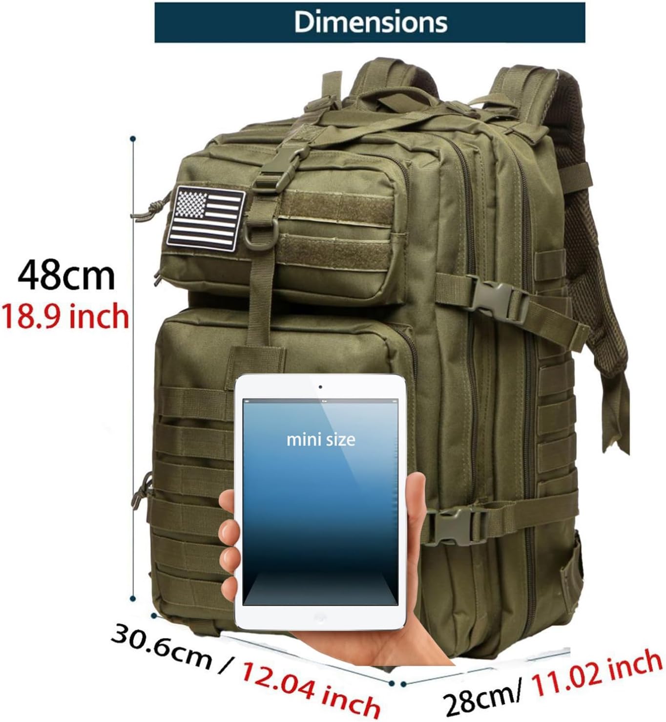 Waterproof Nylon Fishing & Hunting Backpack – Rugged Outdoor Gear by CONBOLA