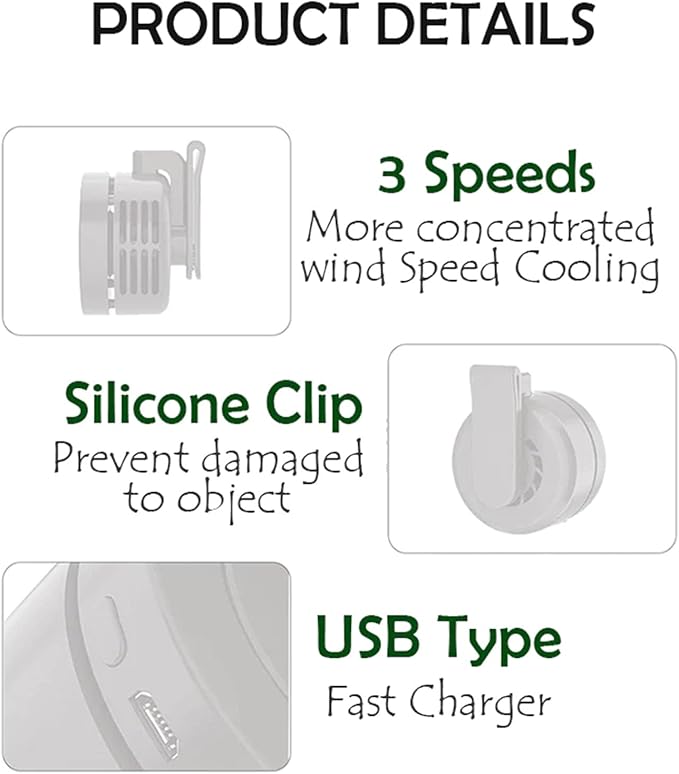 💥LAST DAY SALE 49% OFF-Portable Silent Mini Bladeless Electric Fan