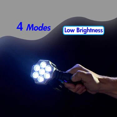 7-LED Torch – Rechargeable with Emergency Light