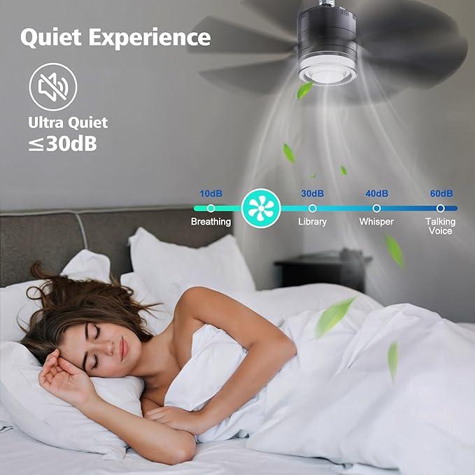 Ceiling Fan with Light + Remote – Easy Install Cool