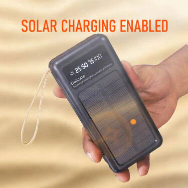 Solar Power Bank – All-in-One USB Charger