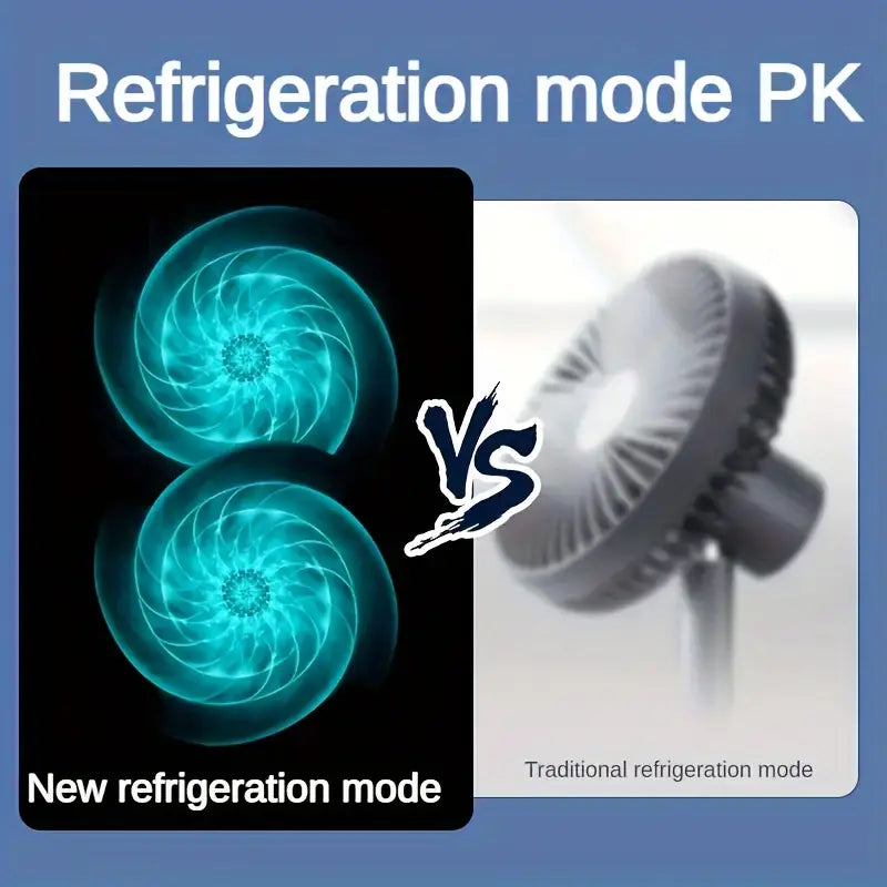 Desktop Fan – Dual Motor & Long Battery Life
