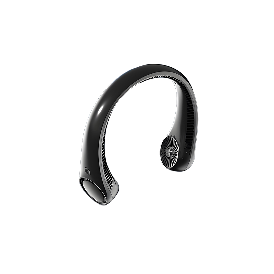 Bladeless Neck Fan – 360° Wearable Cooling