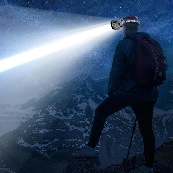 Super Bright Rechargeable Headlamp – High Power, Hands-Free Lighting by CONBOLA