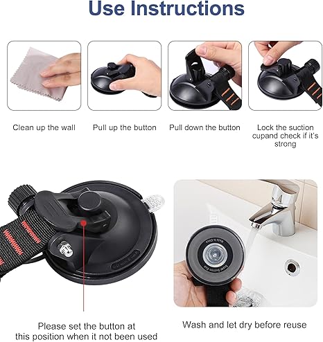 CONBOLA Suction Cups with Rope