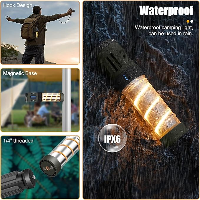 CONBOLA 3-in-1 Camping Lamp