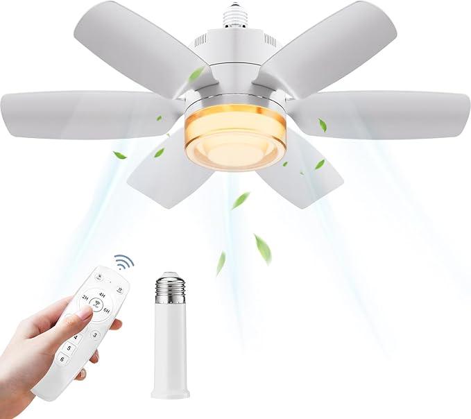 Ceiling Fan with Light + Remote – Easy Install Cool