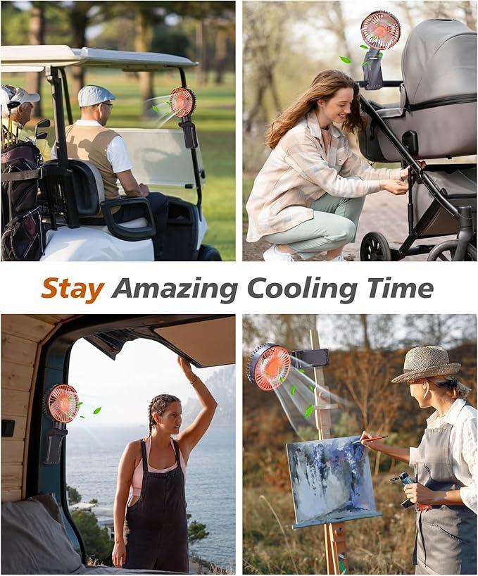 Magnetic Clip Fan – Stick & Cool Anywhere