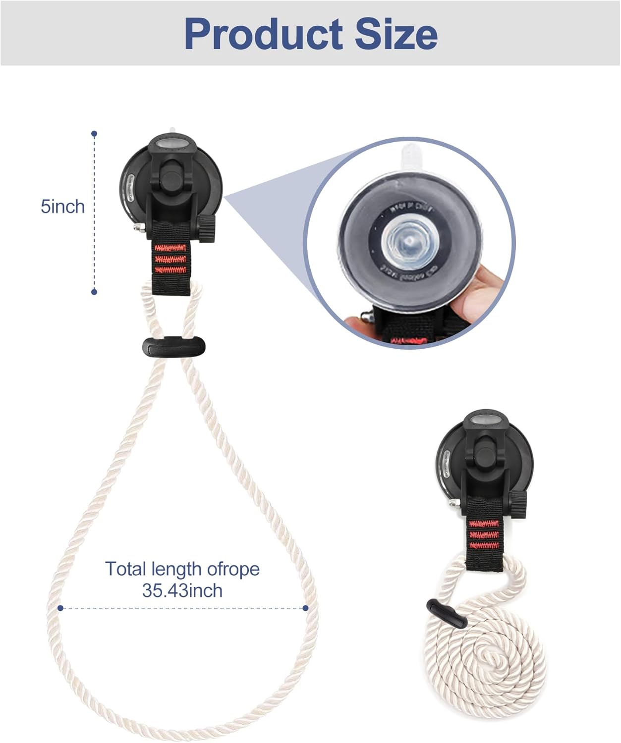 CONBOLA Suction Cups with Rope