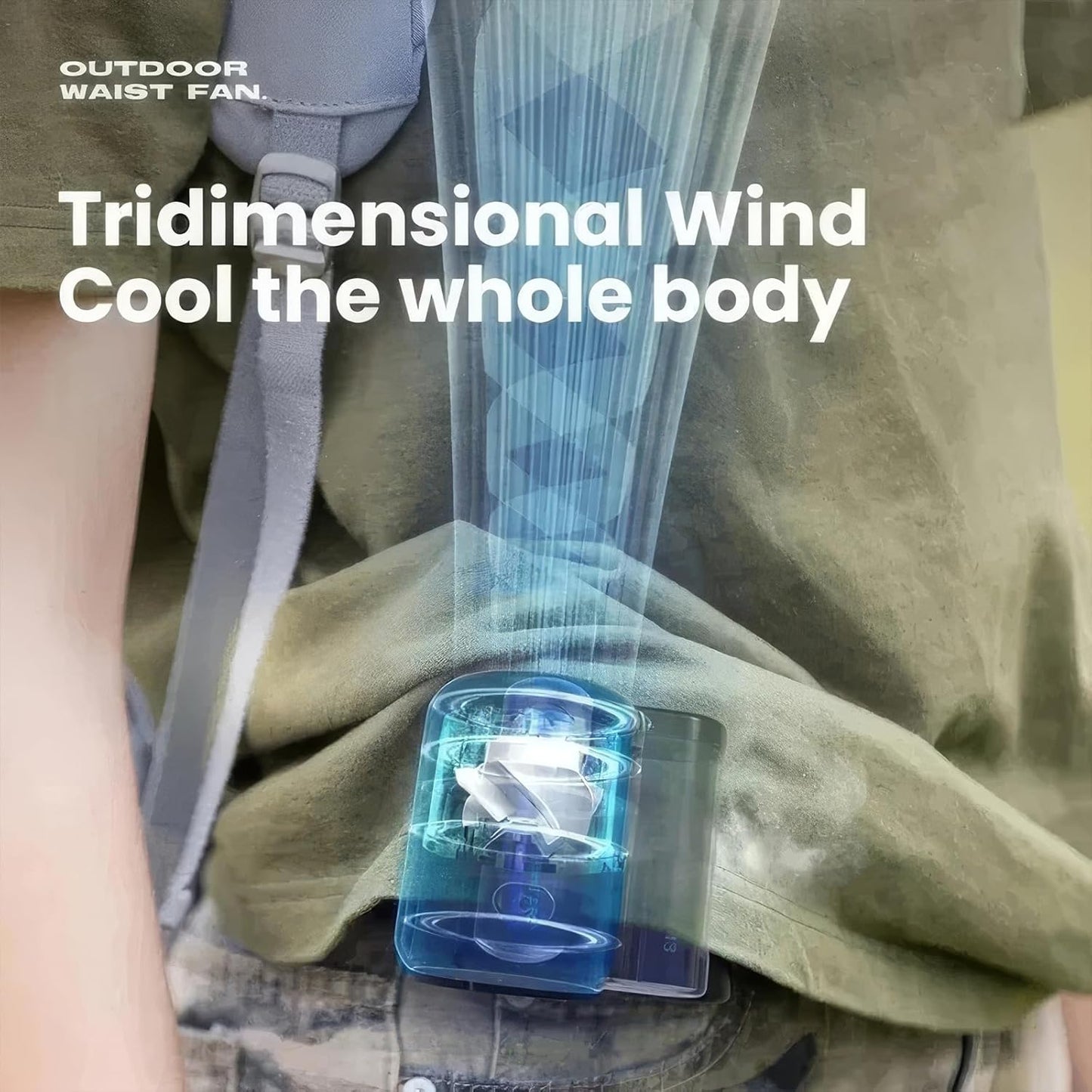 New Waist Fan – Hands-Free Cooling