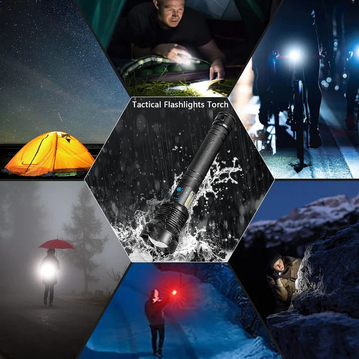 Tactical Flashlight – Super Bright & Rechargeable