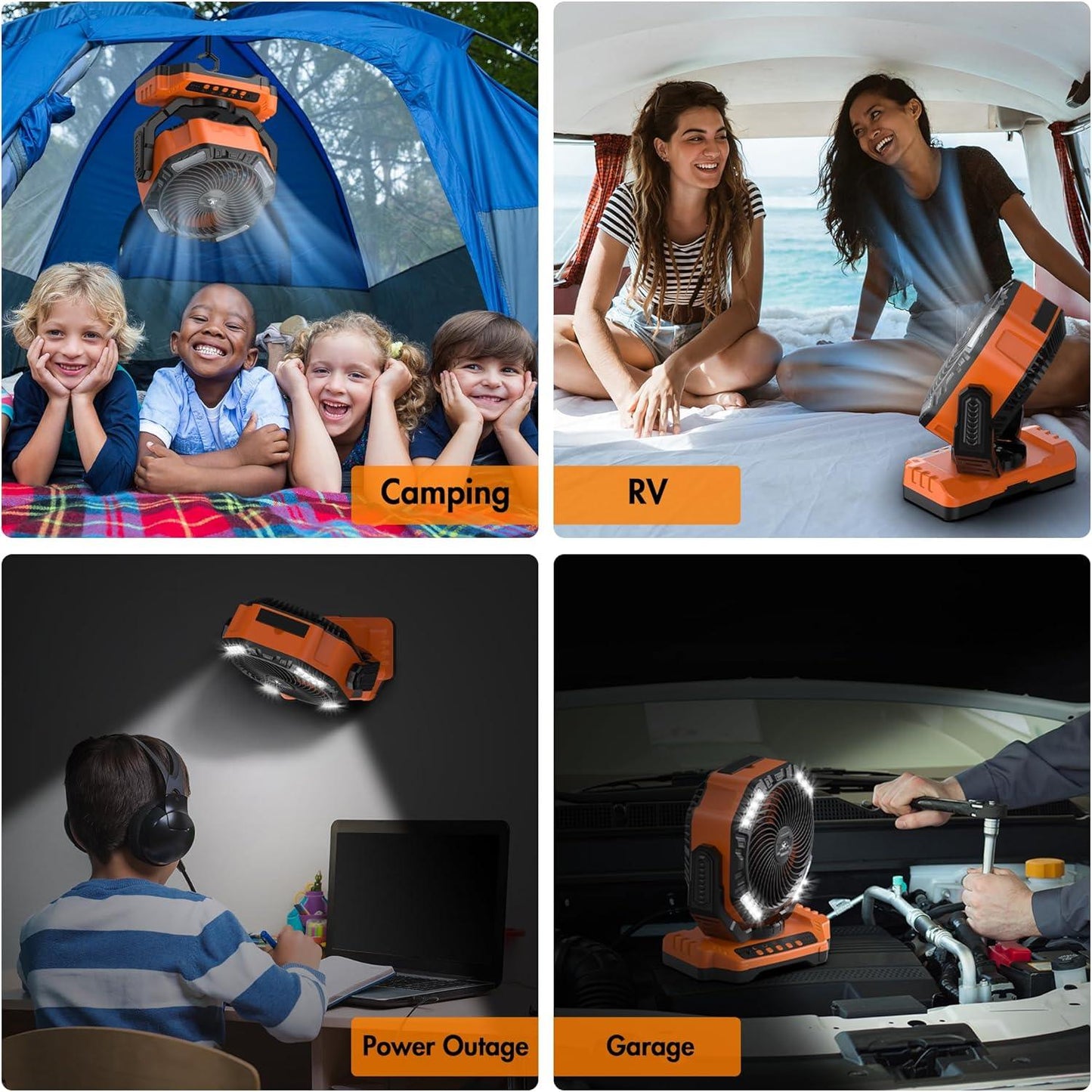 Heavy-Duty Outdoor Fan for Garage or Jobsite