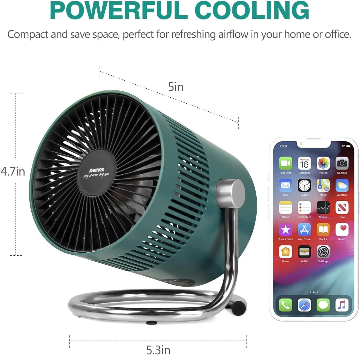 rechargeable fan camping