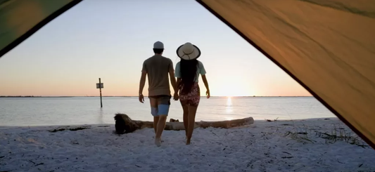 Stay Cool While Beach Camping with a Portable Fan