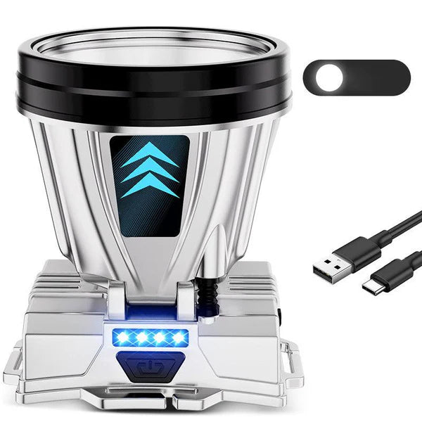 Super Bright Rechargeable Headlamp – High Power, Hands-Free Lighting by CONBOLA