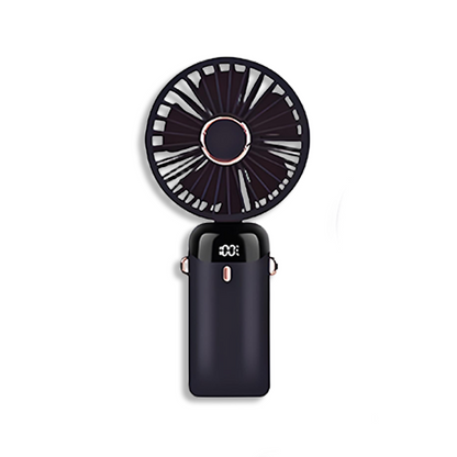 Mini Handheld Fan + LED – All-in-One Cooling