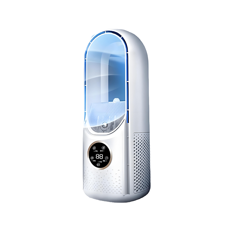 Silent Bladeless Fan – USB Cooling for Any Room