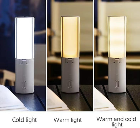 Folding Outdoor Camping Light Portable Rechargeable Large Capacity Light Tent Hanging Light