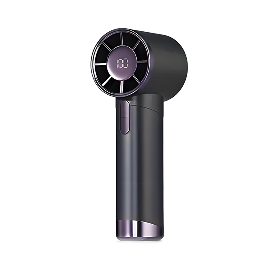 Turbo Handheld Fan – 100 Speeds & Rechargeable