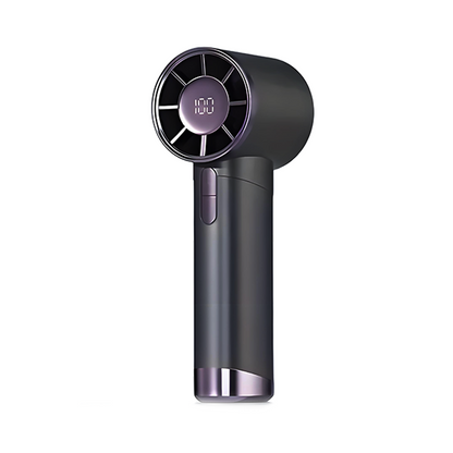 Turbo Handheld Fan – 100 Speeds & Rechargeable